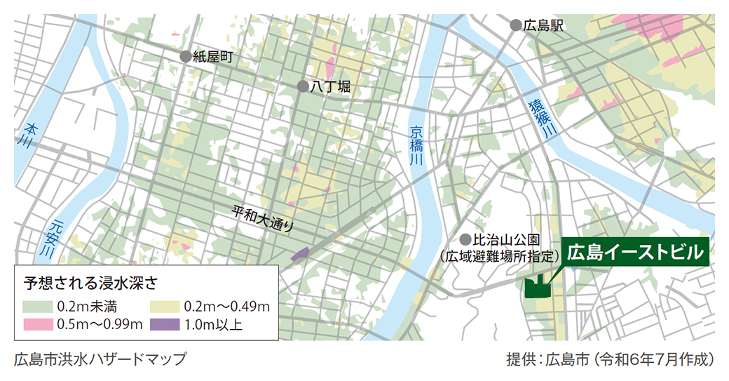 広島市洪水ハザードマップ